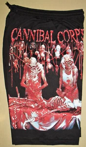 Cannibal Corpse Butchered At Birth Cotton Shorts Sweatpants Free Sze Death Metal - Picture 1 of 2