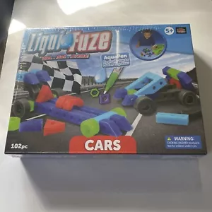 Liqui Fuze Cars 102 Piece Set Easy Craft 5 Years + New sealed - Picture 1 of 5