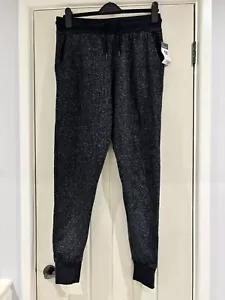 Pantalone joggers nero nero maculato slim fit taglia media nuovo con etichette - Foto 1 di 6