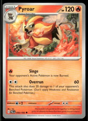 SV02: Paldea Evolved #032/193 Pyroar - Image 1 of 2