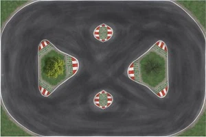 Pista de carreras para Turbo Racing 120cm x 80cm - Imagen 1 de 4