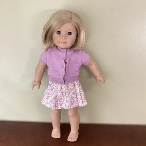 Pleasant Company American Girl Doll Kit Kittredge Blue Eyes Blonde Hair Freckles - Picture 1 of 9