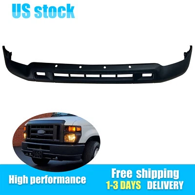 Fits 2008-2014 Ford E-150 E-250 E-350 E-450 New Front Valance Textured Plastic - Image 1 of 3