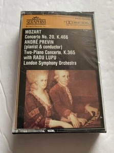 New MOZART Concerto No.20 & Two Piano Concerto Previn LSO CASS Seraphim - Picture 1 of 5