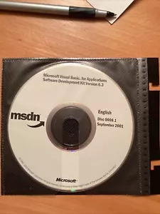 Authentic Microsoft Visual Basic For Applications Software Development Kit V6.3 - Picture 1 of 1