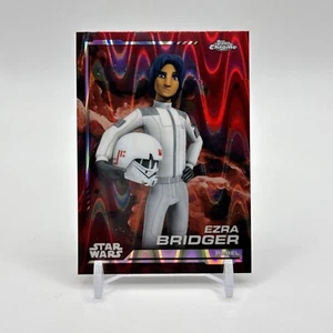 2024 Topps Chrome Star Wars - Ezra Bridger Red RayWave Refractor #125 - Picture 1 of 5