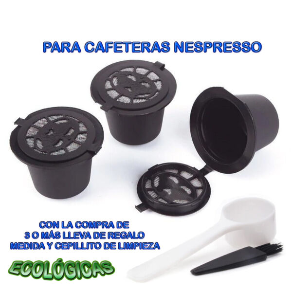 NEW 6 Capsules riutilizabili Rechargeable Saving coffee machine nespresso Photo Related