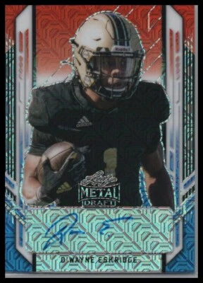2021 Leaf Metal Draft #PA-DWE D'Wayne Eskridge 2/3 - Image 1 of 2