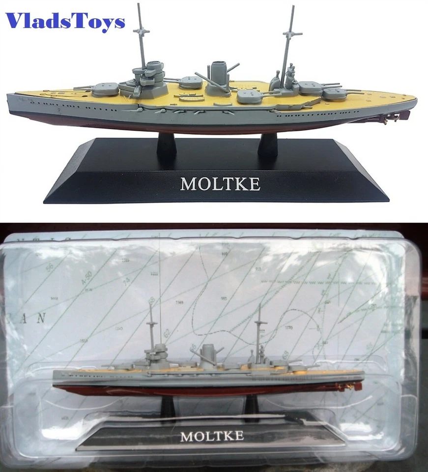 DeAgostini 1/1250 German Kaiserliche Marine battlecruiser SMS Moltke 1911 DAKS31 - Image 1 of 1