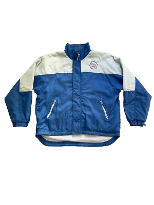 Chaqueta deportiva con logotipo del Super Bowl XXXVI para hombre L azul vintage día del juego NFL Patriots Foto 1 de 4