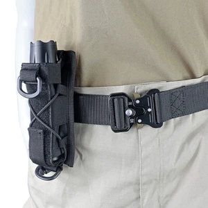 Funda de linterna táctica soporte abierto para linterna antorcha bolsa de herramientas de mano - Imagen 1 de 10