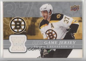 2008-09 Upper Deck UD Game Jersey Series 1 Patrice Bergeron #GJ-PA