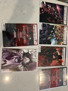 Marvel BLOOD HUNT RED BAND 1 2 3 4(x2) 5 Red Band Variants Comics Complete Lot - Picture 1 of 12