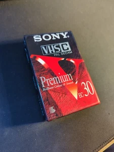 Sony VHS C Premium EC-30Vf PAL SECAM leer Videoband JAPAN - Bild 1 von 6