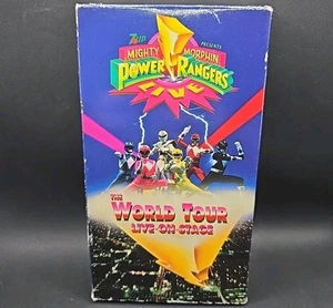 Mighty Morphin Power Rangers The Live Tour 1995 VHS Saban Fox MMPR - Picture 1 of 5