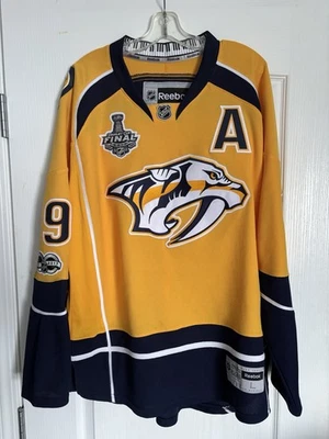 Nashville Predators Roman Josi Reebok 2017 Stanley Cup Final Jersey Men’s Large - Image 1 of 4