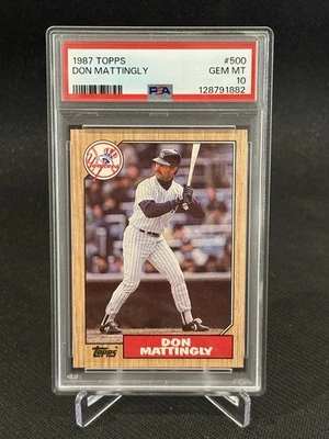 1987 Topps - Don Mattingly #500 PSA 10 GEM MT Foto 1 de 2