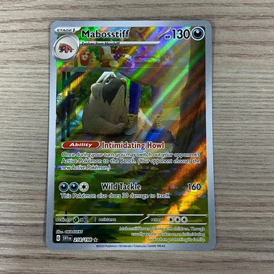 MABOSSTIFF POKEMON CARD 218/198 SV01 SCARLET & VIOLET BASE SET ILLUSTRATION RARE - Image 1 of 4