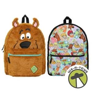 Scooby Doo Plush Scooby & Gang 16.5" Reversible Backpack Bioworld - Picture 1 of 10