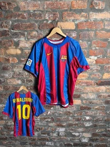 RARE RONALDINHO 10 Barcelona Shirt - X-LARGE - - Nike Barca Trikot - Bild 1 von 9