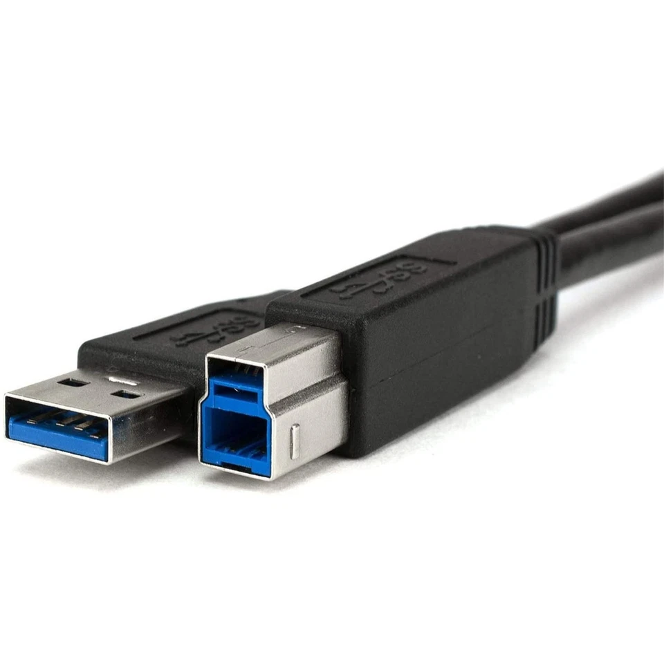 HP OEM   6 ft USB 3.0 SS Super Speed Cable A-Male to B-Male - Image 1 of 1