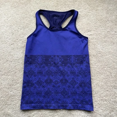Reebok Women’s Purple Seamless Exercise Tank Top - Size M - EUC - Stretch - Image 1 of 4