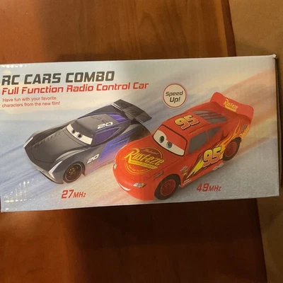 汽车 Jackson Storm &Lightning McQueen 遥控汽车组合全功能无线电控制 — 第 1/4 张图片