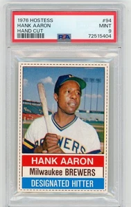 1976 Hostess #94 Hank Aaron PSA 9 Brewers - Bild 1 von 1