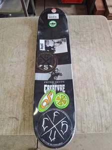 Creature Peter Beste Skateboard Deck Black Natte Frost 31.5" x 8" - Picture 1 of 10