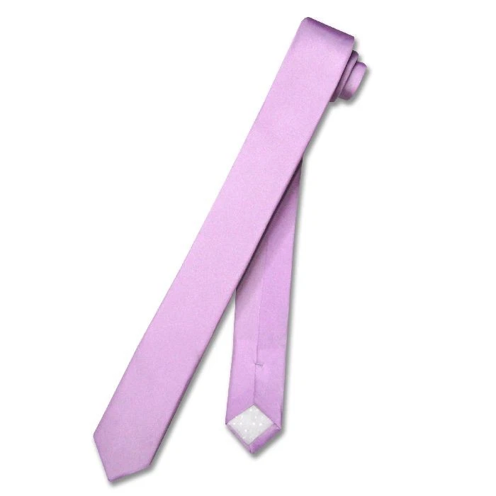 Corbata COVONA Cuello Estrecho EXTRA Ajustada VIOLETA Púrpura Claro Delgada Para Hombre Foto 1 de 1