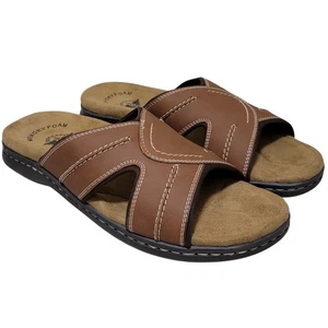 Sandalias informales Dockers Sunland para hombre talla US 7M cuero sintético marrón óxido - Imagen 1 de 4