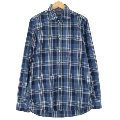 Camisa De Hombre Marc O'Polo A Cuadros De Franela De Algodón Cp2 Talla M - Imagen 1 de 4