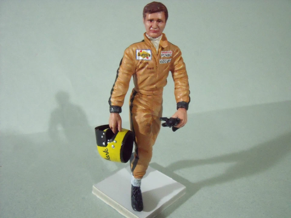 1/18 FIGURE  MARK DONOHUE  SUNOCO  VROOM  PAINTED  FOR  MINICHAMPS  EXOTO  SPARK - Image 1 of 1