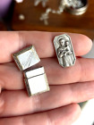 Unusual Antique Christian Religion Silver Plated Reliquary Box with Icon Jesus