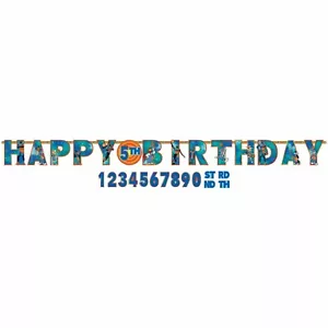 SPACE JAM New Legacy ANPASSBARES JUMBO-BUCHSTABEN-BANNER (1) ~ Looney Tunes Geburtstag - Bild 1 von 1