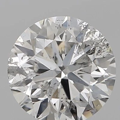 0.80 Ct GIA Certified Laser Inscribed 5 mm Natural Round Cut Diamond F/I1 Grade - Image 1 of 4