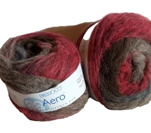 BERROCO Aero Alpaca Blend Yarns Nylon Wool Self Striping 8020 Sunshine - Picture 1 of 8