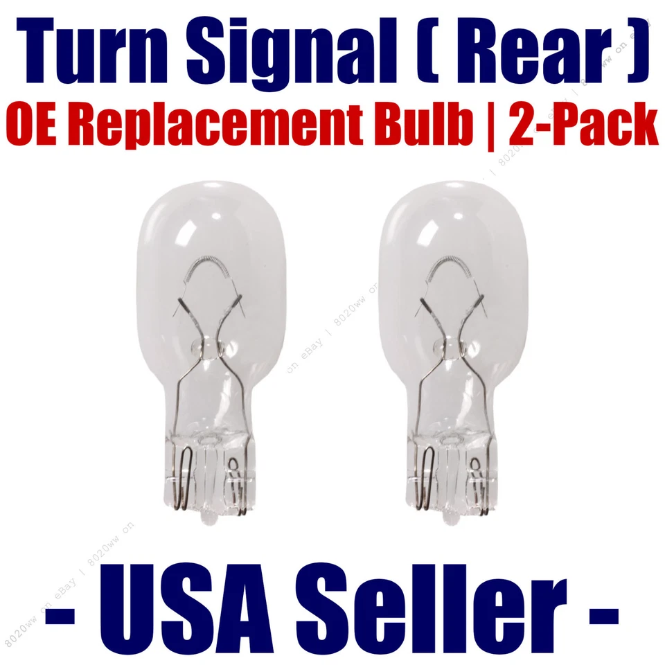 Paquete de 2 bombillas de señal de giro trasera para vehículos Lexus enumerados - 921 Foto 1 de 1