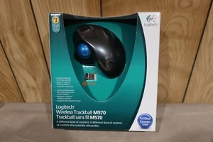Logitech Wireless Trackball Trackman M570 Unifying Receiver NEW Sealed - Afbeelding 1 van 4