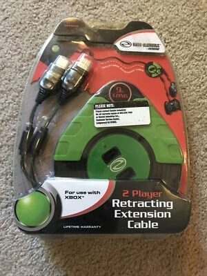 9 Ft. Two Player Retracting Extension Cable for XBox by Gemini BRAND NEW SEALED - Image 1 of 3