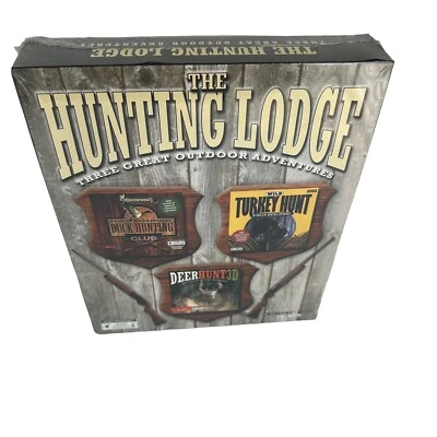Hunting Lodge 3 Pack Great Outdoor Adventures Duck Turkey Deer Hunting CD ROM - Image 1 of 4