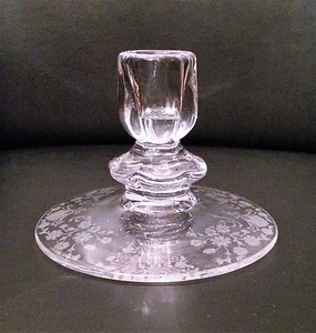 Duncan and Miller First Love Elegant Depression Glass Candlestick - Picture 1 of 1