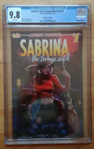 Sabrina The Teenage Witch #1 - CGC 9.8 - Elias Chatzoudis Variant Cover - Picture 1 of 3