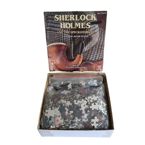 Rompecabezas misterioso Sherlock Holmes y la banda moteada 1000 piezas en muy buena condición - Imagen 1 de 5