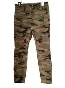 GAP Green Camo Print Skinny Legging Pants Sz. 29 - Picture 1 of 7