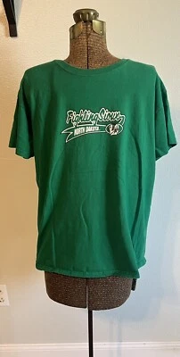 Camiseta de manga corta verde Sioux de lucha de la Universidad de Dakota del Norte XL para mujer Foto 1 de 4
