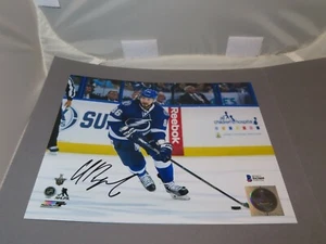 Nikita Kucherov Signed Tampa Bay Lightning 8x10 Photo Auto. Beckett BAS COA 1C - Picture 1 of 4