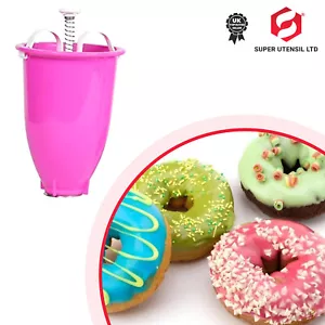 Küchengerät Werkzeug Doughnut Mini Form Donut Waffeleisen Maschine Spender UK - Bild 1 von 2