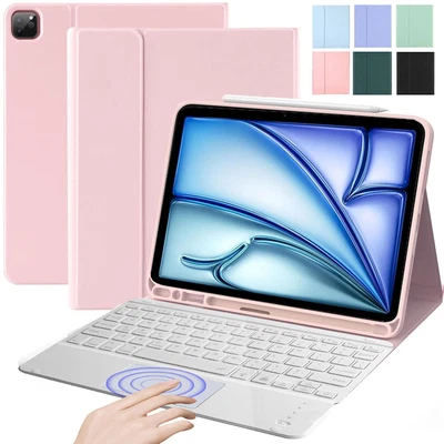 Touchpad Keyboard Case Cover For iPad 11th 10th 9th 8th 7th Gen Air 4 5 6 Pro 11 - Image 1 of 4