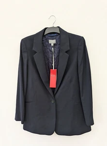 Pure Collection Jacket Womens 14 Wool Viscose Blazer Casual Smart RRP £199 - Picture 1 of 9